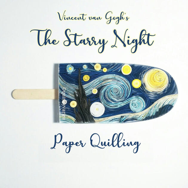 The Starry Night Paper Quilling